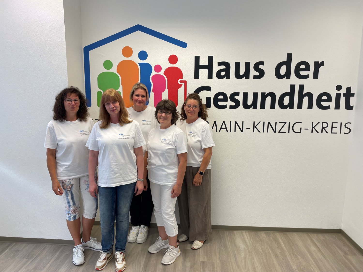 Das Sprechstunden-Team im Haus der Gesundheit (von links): Ursula Popp, Colette Siemann, Constanze Reitz, Dr. Sybille Wenzel und Nicole Beyer.