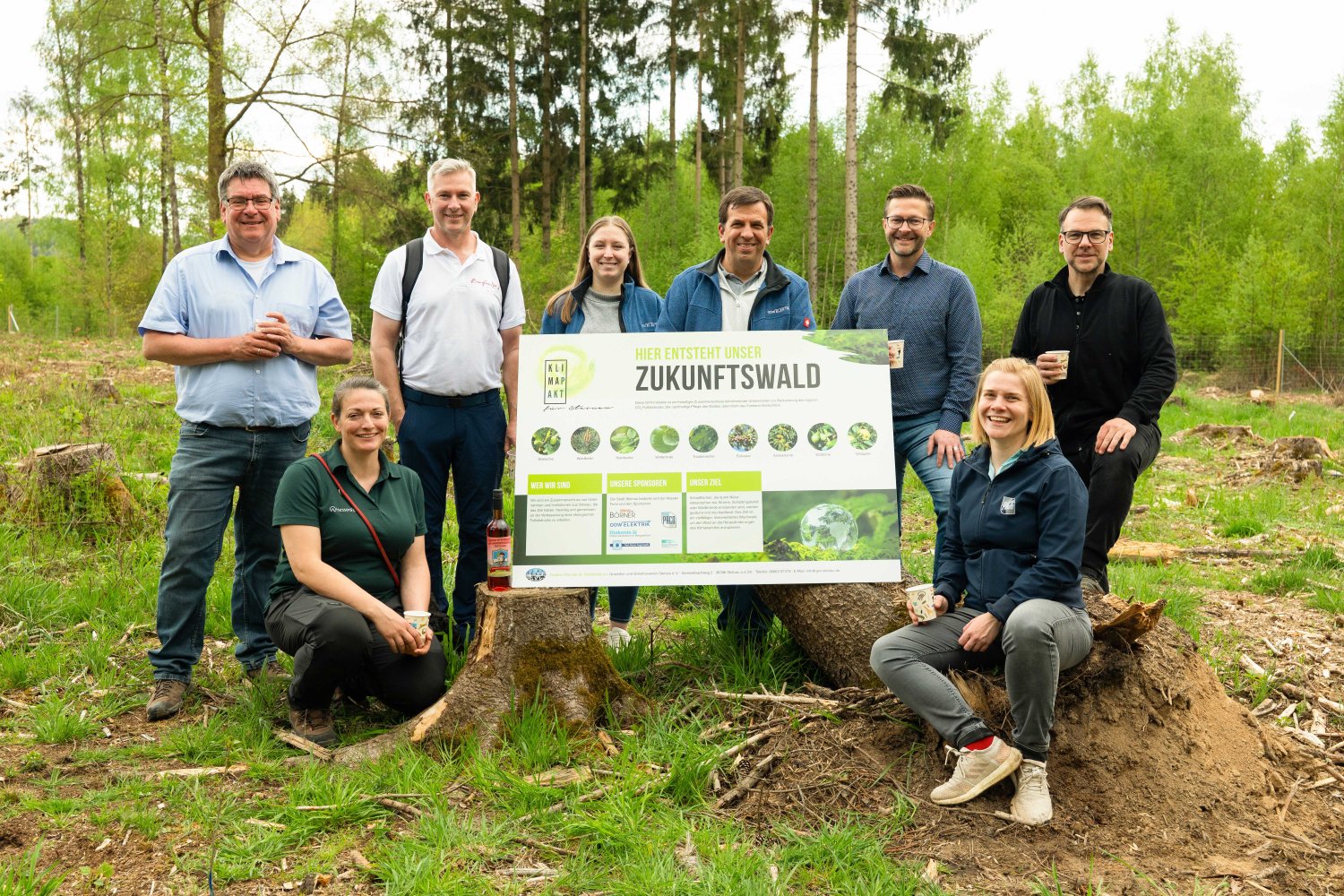 Ein starkes Signal für den Klimaschutz: In Steinau wurde der Grundstein für den Zukunftswald gelegt.