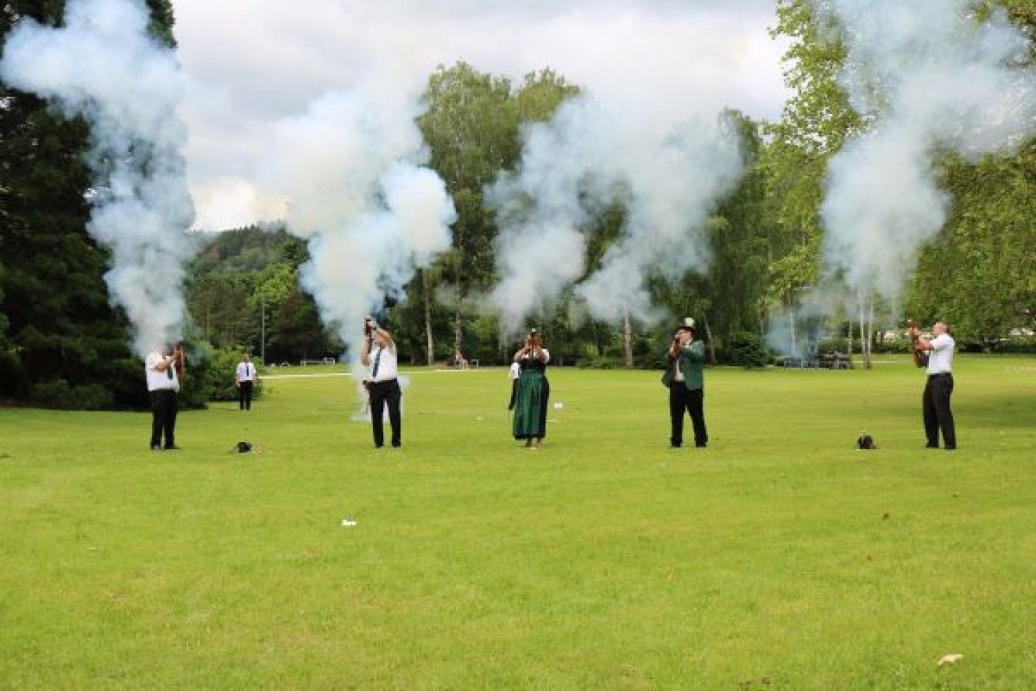 Am Samstag und Sonntag, 5. und 6. Juli, stehen im Bad Sodener Kurpark die Zeichen auf Schützenfest.