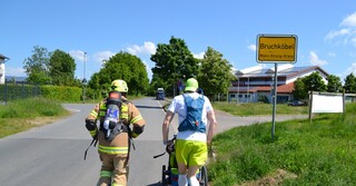 Der Wittelsberger aus der Nähe von Marburg läuft seit dem 1. Mai täglich 60 bis 80 Kilometer und läuft somit ein Herz durch Deutschland.