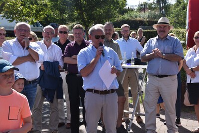 Kreishandwerksmeister Joachim Wagner bei der Eröffnung des Festes