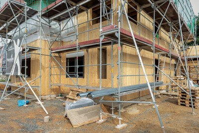 <i>Massivholzhaus der Firma Herrmann</i>