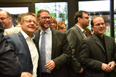 Auch Landrat Thorsten Stolz freut sich über das Ergebnis