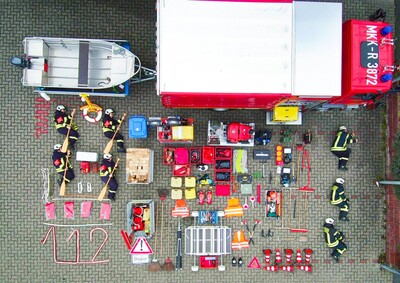 Die Tetris-Challenge der Feuerwehr Rodenbach - <i>Foto: Pascal Hohmann</i>