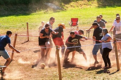 Spiel, Spaß und Spannung erwarteten die 90 Kinder und Jugendlichen im Odenwald