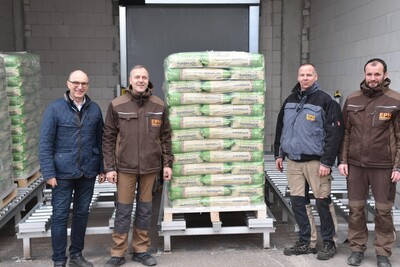 Gangolf Hosenfeld mit seinen Mitarbeitern