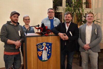 Die Arge-Mitglieder (von links) Steffen Wolf, Antje Seelig, Hansjörg Schreiter, Dirk Denhard und Tim Schätzke.