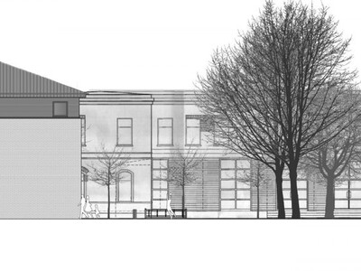 So wird das Ensemble in der Ostansicht aussehen - <i>Grafik: Architekturbüro Rack</i>