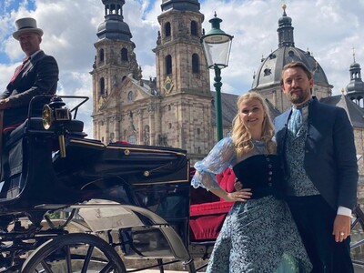 Vera Vogt und Max Dudyka sind das Fuldaer Hessentagspaar 2021.