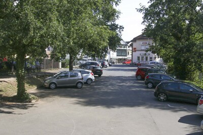 Der Parkplatz an der Bleiche