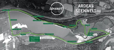 Für rund 1,2 Millionen Euro sollen 16 Stationen am Lern- und Erlebnisrundweg entstehen - <i>Fotos/Zeichnungen: Main-Kinzig-Kreis</i>