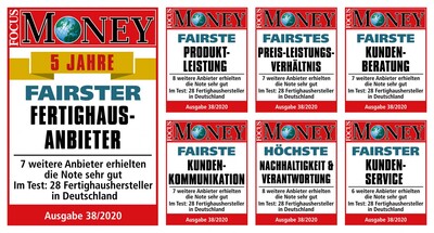 Dauerhaft gut: Bien-Zenker ist 'Fairster Fertighausanbieter' – auch in der neuen 5-Jahres-Wertung