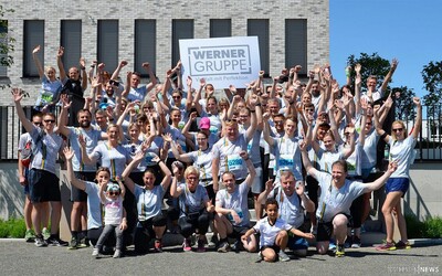 Das Team der WERNER-Gruppe ist regelmäßig beim Fuldaer Challenge-Lauf vertreten – auch in der dezentralen Version ...