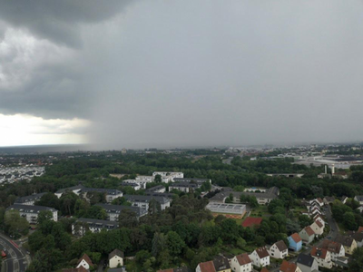 Die Unwetterfront