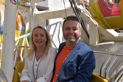 Bürgermeister Daniel Glöckner und Petra Schmidt