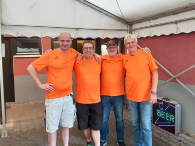 Die Trainer (v.li.): Richard Schwarz, Harald Horn, Walter Bittner und Rüdiger Lotz.