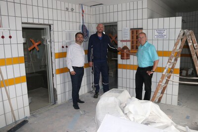 Unser Foto zeigt (von links) Daniel Christian Glöckner, Robin Schmidt und Gerald Helfrich - <i>Stadt Gelnhausen </i>