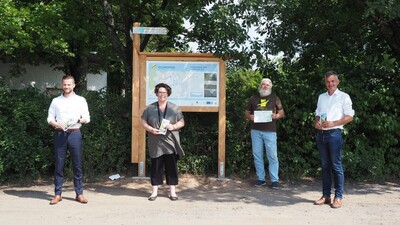 Viele Spessartspuren wurden in der Region eingeweiht wie hier in Langeselbold