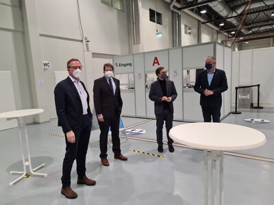 Am Dienstagmorgen wurde das Impfzentrum in Fulda eröffnet.