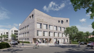 Das Kultur- und Begegnungszentrum befindet sich gerade im Bau. - <i>Visualisierung: Architekten Reith, Wehner, Storch</i>