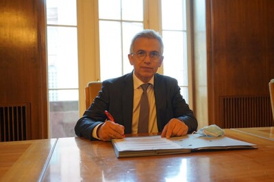 Der Oberbürgermeister Peter Feldmann wird sein Amt im Januar niederlegen. - <i>Foto: Stadt Frankfurt</i>