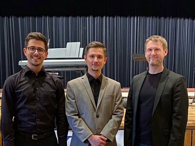 Chorleiter v.l.n.r.: Simon Zellmann, Leon Zellmann, Thomas Kiersch