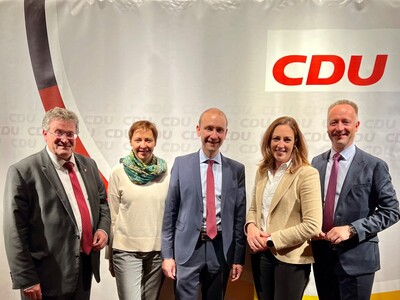 v.l: Michael Reul, Lucia Wörner-Böning, Max Schad, Isabelle Hemsley und Heiko Kasseckert