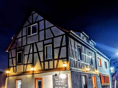 Ein Blick auf das DORFGASTHAUS ADLER in der Hauptstraße 12 in Flörsbachtal-Lohrhaupten: