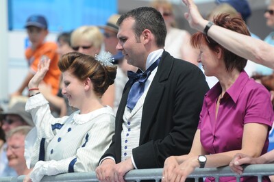 Das damalige Hessentagspaar: Matthias Mücke und Julia Tanzer.