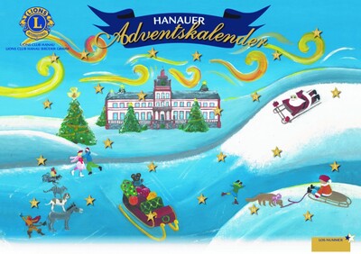 Die winterliche Ansicht von Schloss Philippsruhe stammt von Bild von Donna Barakzai aus der elften Klasse der Karl-Rehbein-Schule. - <i>Bild: Donna Barakzai</i>