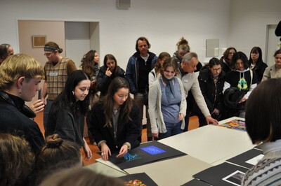Immer wieder ein Highlight: Studierende stellen Arbeiten aus ihren erfolgreichen Bewerbungsmappen vor. - <i>Foto: BGBA</i>