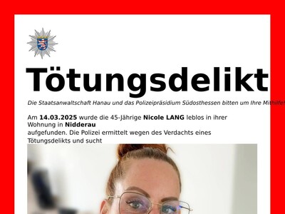 <i>Quelle: Polizeipräsidium Südosthessen</i>